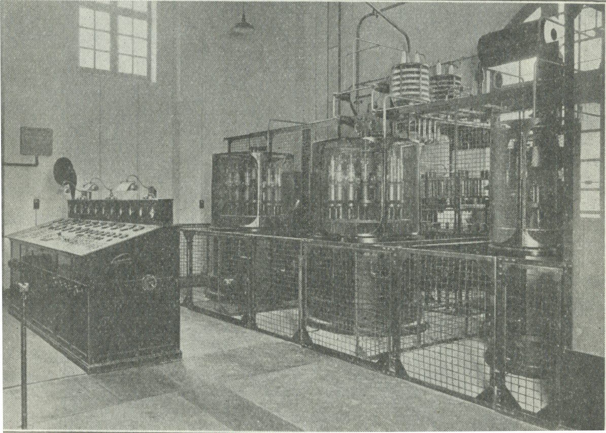 Short wave transmitter equipment, Rugby.