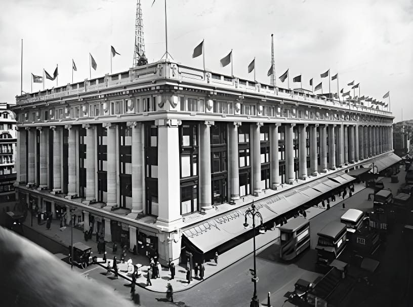 Selfridges, Oxford Street, London.