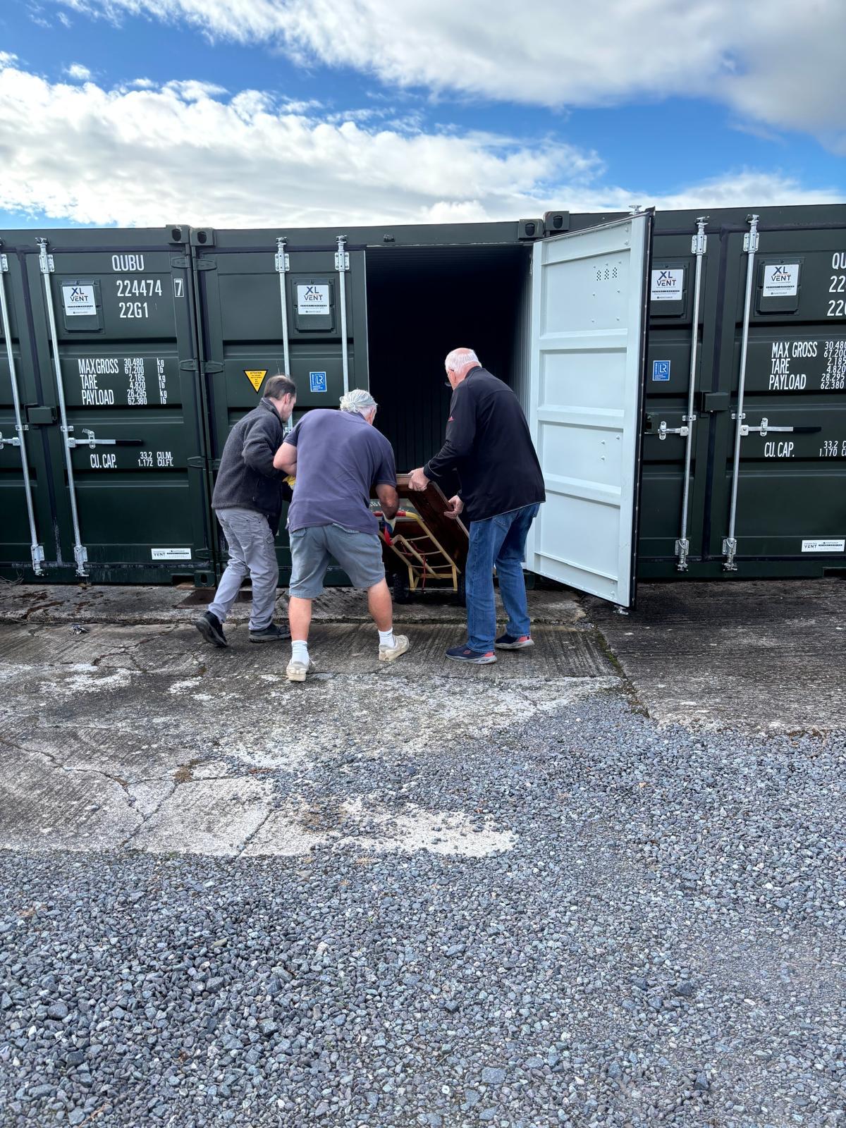 Carefully handling telephone equipment