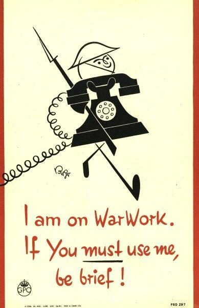 Wartime poster