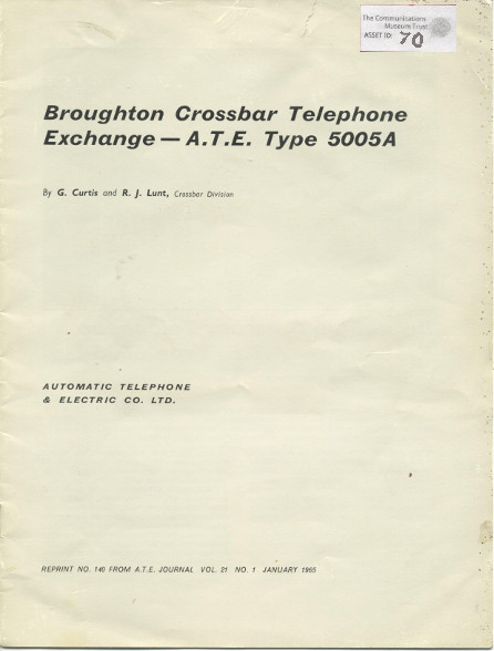 ATE Type 5005A document
