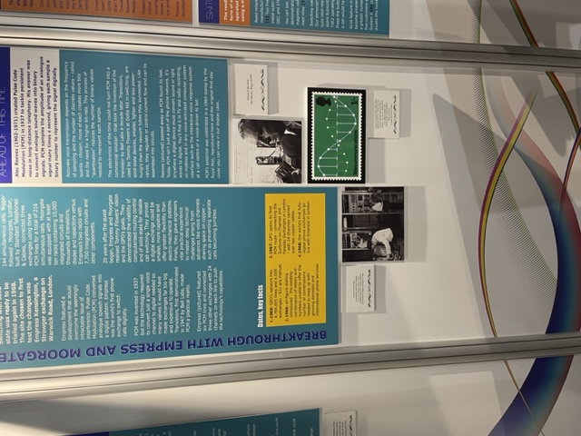 Breakthrough with Empress and Moorgate display panel, with Alec Reeves and Pulse Code Modulation history